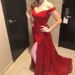 Ravishing Red Evening Gown